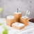 Import Home luxury durable bathroom set white customized fast delivery wholesale wooden ceramic bathroom accessories from China