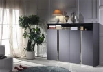 Home use easy clean Floor Standing Big Size Cabinet Metal Shoe Rack
