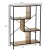 Import HomeOffice Bookcase ,4-Tier Rustic Industrial Bookshelf Display Decor Accent /Metal Frame, Bookcase Standing Racks from China