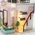 Import Hongda Craft DIY Dollhouse Kit with Dust Proof Cover from China