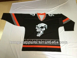 Hongen apparel Sublimation Custom Hockey Wear Reversible Ice Hockey Jersey