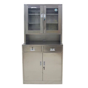 Hospital office stainless steel medical cabinet locker