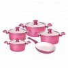 hot product 11pcs DESSINI cookware/ Die casting aluminum non-stick cookware sets