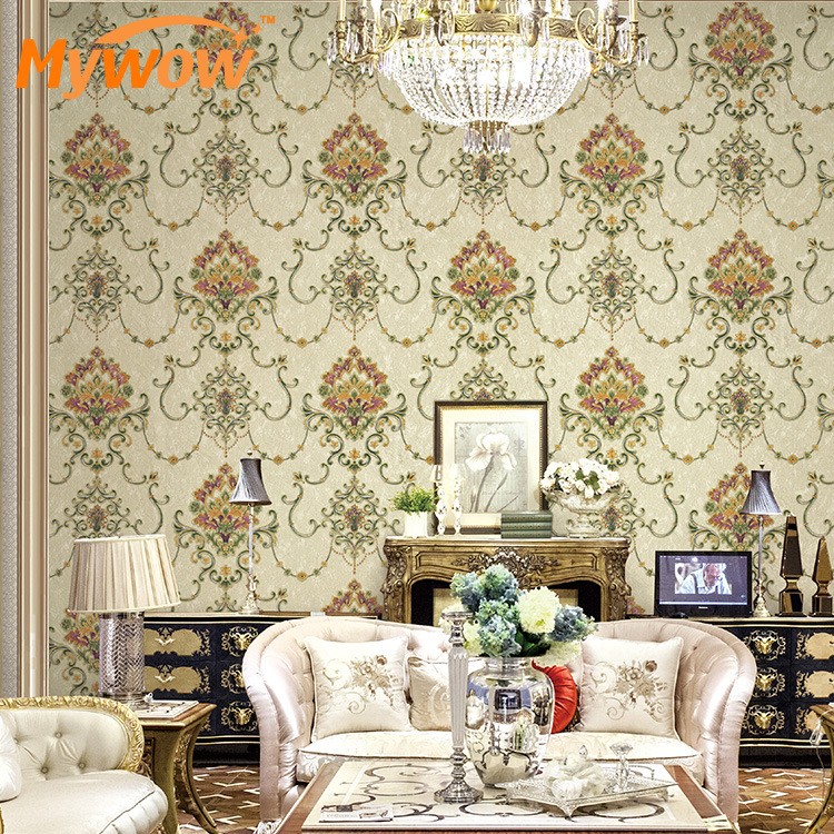 Hot Sale 106cm PVC Flower Wallpaper for Wall Decoration