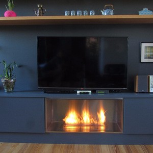 hot sale 18 inch chimenea moderna con bioetanol wood fire place