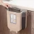 Import Hot Sale Folding Waste Kitchen Cabinet Door Hanging Trash Bin Can Wall Mounted Trashcan for Bathroom Toilet Car Waste Storage from China