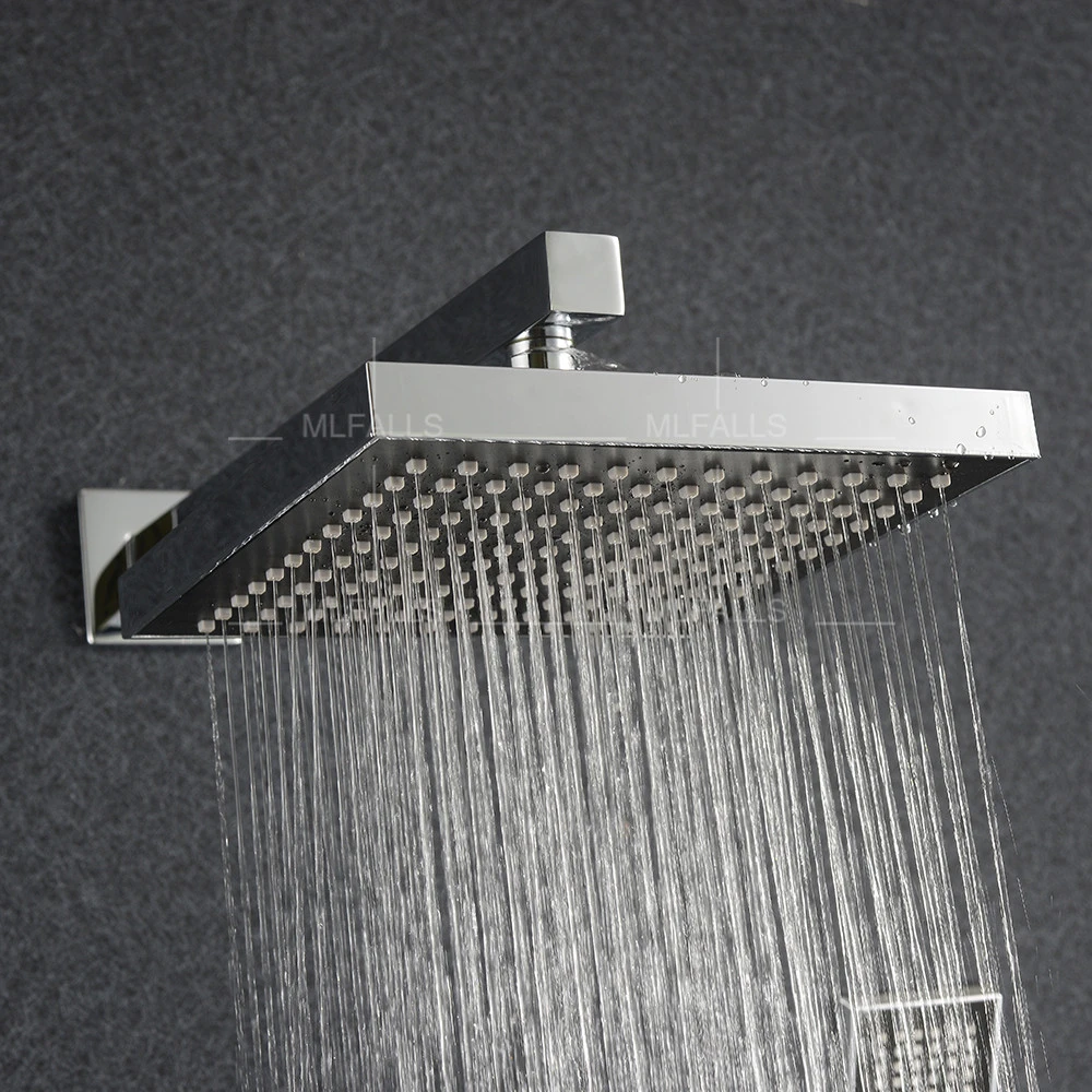 Hot Sale In Wall Bathroom Thermostatic Fittings Ceiling Rain Shower Head Brass Hand Shower Jet Shower