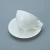 Import Hot Sale Low MOQ Plain White Ceramic Coffee Cups And Saucer Tea Cup Set from China