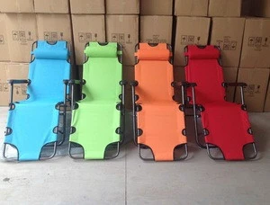 Hot sale patio chairs general use folding chaise lounge beach chair/sun loungers outdoor