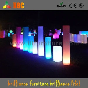 Hot Sale Rechargeable Multicolor Outdoor Pillar Light