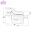 Import Hot sale Spevway hair salon equipment , wash basin price for shampoo chair from China