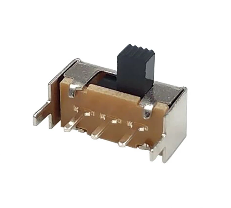 hot sell 1P2T horizontal electrical  switches 0.5A 50V DC pcb spdt dip slide switch