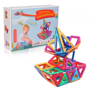 Hot Sell magnetic building blocks with Ferris wheel 40PCS  68PCS 136PCS magnetic building blocks