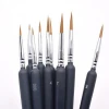 Hot selling 10pcs Professional artist Detail Paint Brush Set for painting Oil,Watercolor,Gouache