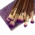 Import Hot selling 17 pcs new makeup brush supplier private label glitter bag makeup brush from China