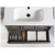 Import Hot Selling bathroom wall cabinet sink vanity modern bathroom cabinet with led from China