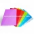 Import Hot selling cheap custom logo printed A4 size L shape document folders with clear plastic sleeve from China