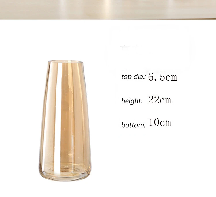 Hot Selling Cheap Custom Polish Crystal Glass Vase for Plant Flower Wholesaler