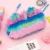 Import Hot Selling Custom Rainbow Pencil Case For Kids Lovely Unicorn Plush Pencil Bag from China