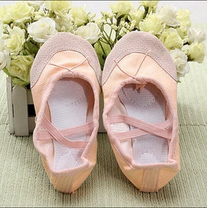 Hot selling Dance Gymnastics Shoes / Canvas Fitness Slippers / ballet shoes
