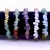 Import Hot selling healing crystal natural raw stone stretch charm bracelet gravel sem precious stone  chips bracelet wholesale from China