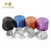 Hot selling High Quality Light Weight Plain 4 Parts Aluminum Tobacco Grinder