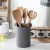 Import Hot selling matte grey rustic ceramic kitchen utensil holder for home , restaurant from China