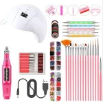 Hot Selling Professional Manicure Tools Smart Nail Lamp USB Grinding Machine Nail Pen Nail Decoration Set