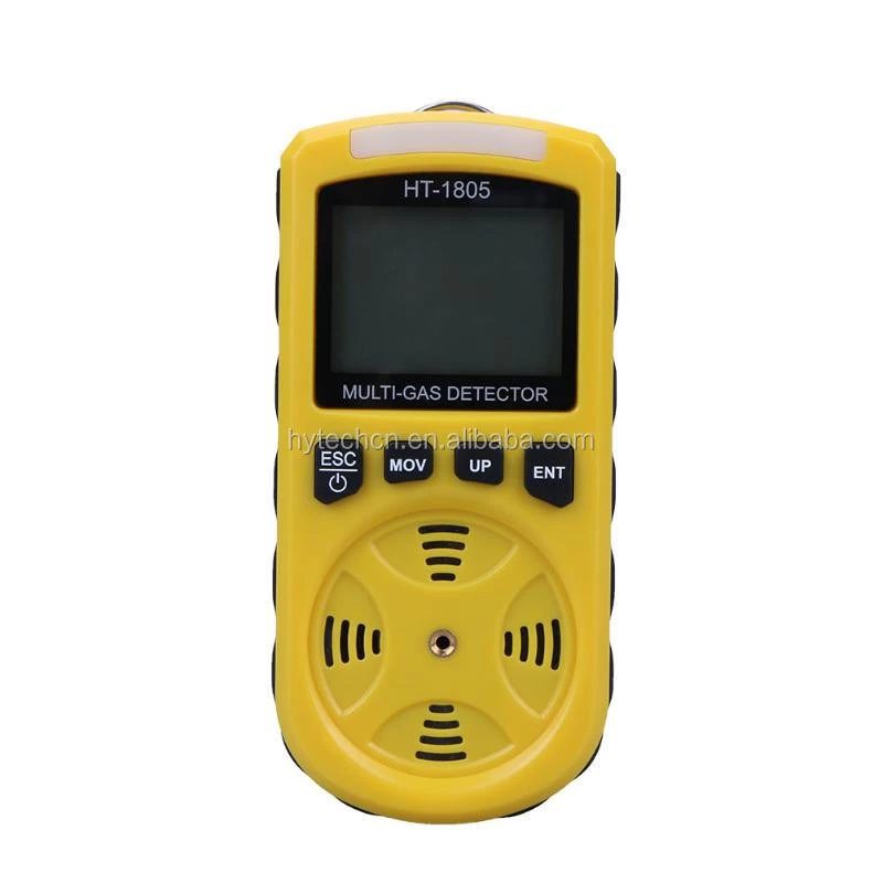 HT-1805 4 In 1 Gas Analyzer Detector Portable O2 CO H2S LEL Tester Toxic portable multi gas detector