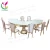 Import HYC-ST29 Hotel Wedding Stainless Steel Dining Table Designs from China