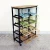 Import Industrial Beautiful and Unique Style Sturdy Metal Wood Storage unit on wheels, Metal Buckets unit, Home Storage &amp; Organization from India