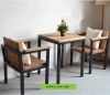 industrial loft furniture bar set =1table+ 2 chairs