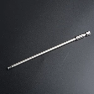 Industrial magnetic screwdriver bit  150MM*H4 hex  bit 1/4 Inch S2 Steel  Hexagonal screwdriver  Bit