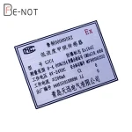 industry nameplate rivet self adhesive sticker high quality badge metal name plate