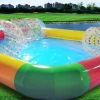 Inflatable swimming pool, kids outdoor,,water slide, park, summer pool, childrens outdoor, adult, amusement park equipment