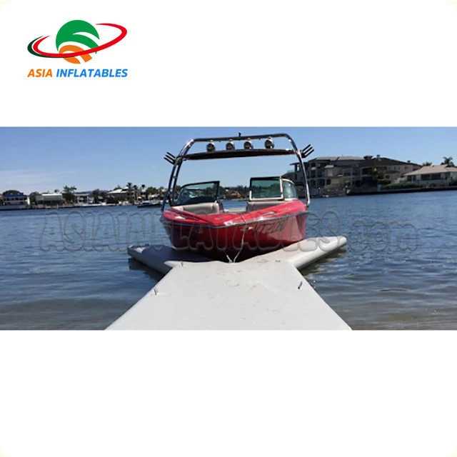 Inflatable Y Shape Pontoon Boat Dock Floating Motor Boat Parking Dock