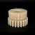 Injection mold white nylon plastic spur ring gear