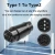 Import J1772 to Type 2 Plug Adapter Converter 32A EV Car Adapter  Type 1 To Type 2 Charger Adapter Wit Factory Direct Price from China