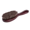 Japanese Amazon hot selling customized style black horse hair red wooden handle cloth brush for gift
