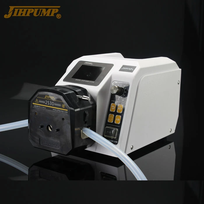 JIHPUMP Small Micro rs485 Industrial Peristaltic Pump Dual Multi 2 4 8 Channel Head Water Liquid Dispensing Dosing Pumps Price