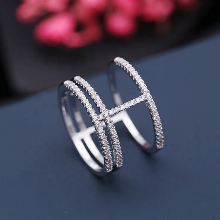JinYuan Fashion Three Layer Joints Rings