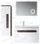 Import JOYEE modern bathroom plywood cabinet bathroom shelving unit bathroom vanity with basin from China