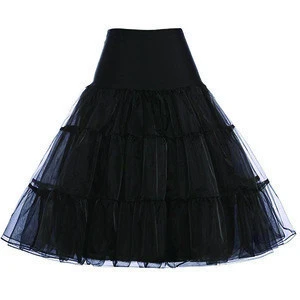 JUNDAI Hot selling Women 50s Petticoat Skirts Tutu Crinoline Underskirt mini shirt