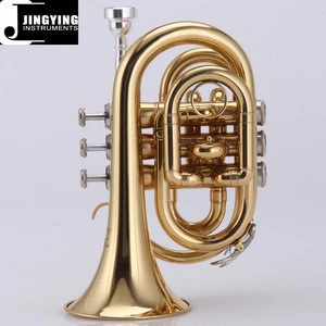 JYHT-E100 Brass body Stainless steel valve entry model Hand Trumpets