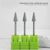 KANIU Tungsten Nail Drill Bit For Take Off Fake Nail Remove Dead Skin Electric File Nail Drill Bits