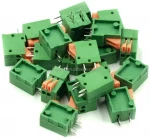 KF141V 150V 2A 2.54mm Step 2/3/4/5/6/7/8/9/10 Pin Green spring terminal block for PCB mounting Assemblable