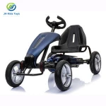 Kids Electric Go Kart Ride On Toy/ Outdoor Racer Pedal Car with Clutch / Brake EVA Rubber Tires Adjustable Seat