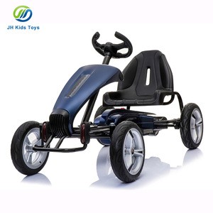 Kids Electric Go Kart Ride On Toy/ Outdoor Racer Pedal Car with Clutch / Brake EVA Rubber Tires Adjustable Seat
