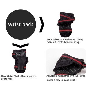 Kids Knee Elbow Wrist Protective Guard Pads, BMX Inline Skating Scooter  Cycling Skateboard Protective Gear Set  6pcs
