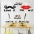 Import kiss me red lip adhesive sticker decal modern home decor high quality 3D crystal wall stickers from China